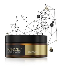 Hårmask med keratin